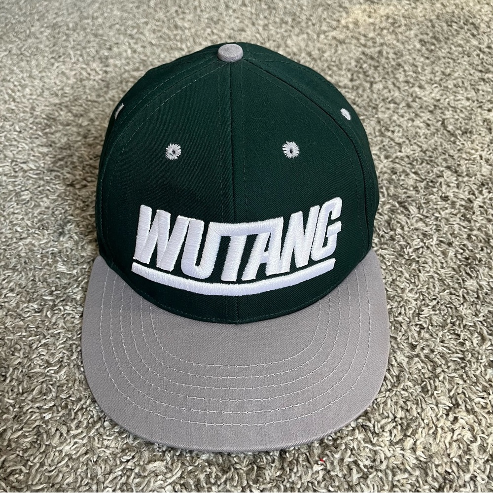 Wu-Tang Hat Snapback Dark Green Spellout WuTang Philadelphia Eagles Colors Gza